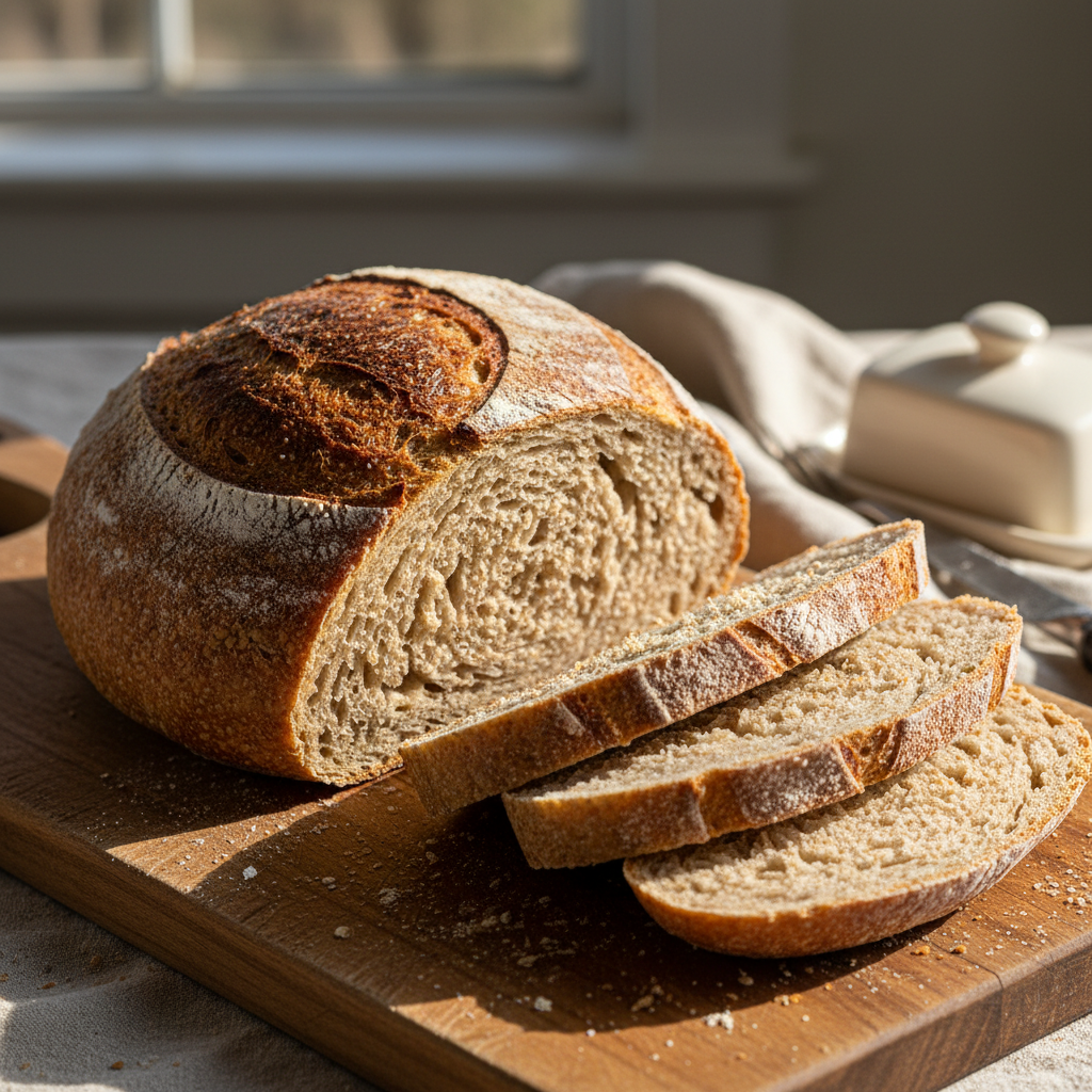 Whole wheat sourdough